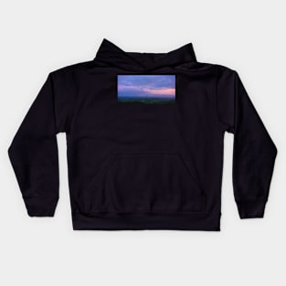 Glass House Mountains - From Tranquil Park Maleny Kids Hoodie